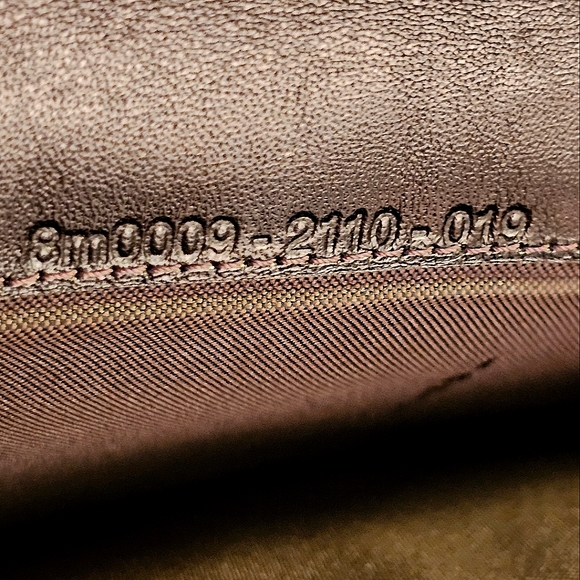 👜Fendi Zucchino Canvas & Leather Vintage Wallet in Continental Brown & Beige - Picture 5 of 15